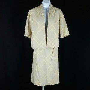 Vintage 1950s jacket skirt set outfit size small